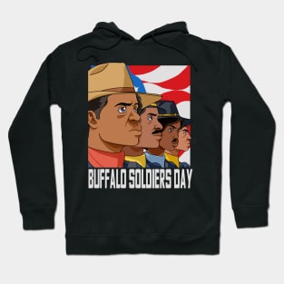 National Buffalo Soldiers Day African American July 28th Hoodie